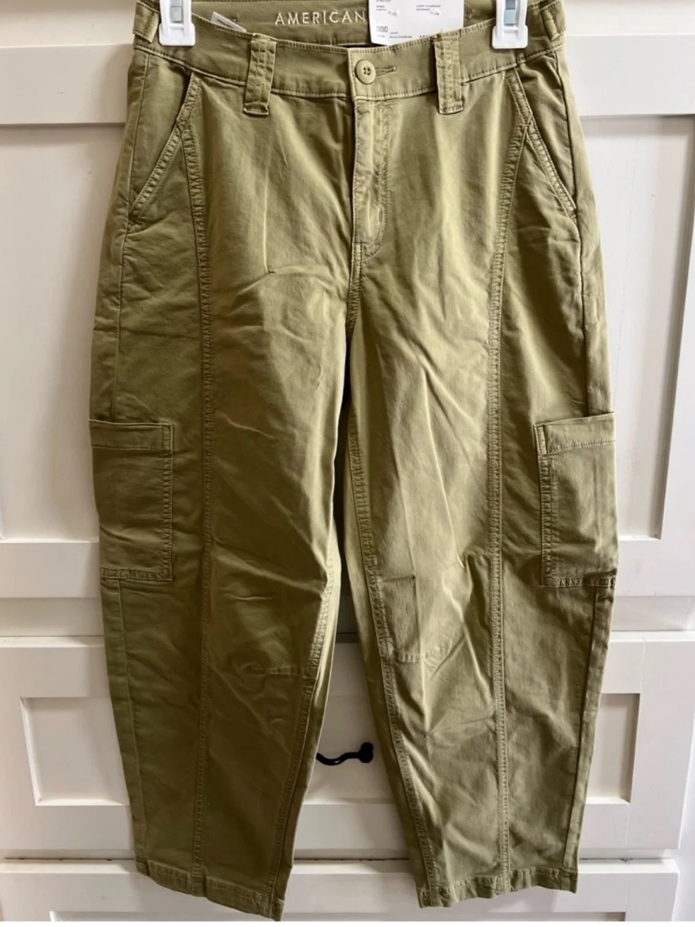 American Eagle Stretch Barrel Pant Size 16 Short Like New
